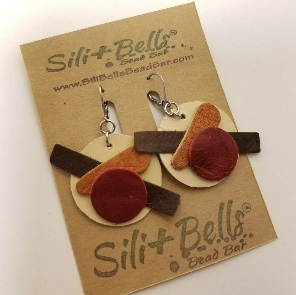 Handmade Leather Earrings